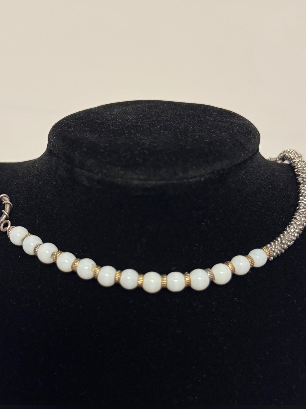Sterling Silver and Glass Bracelet